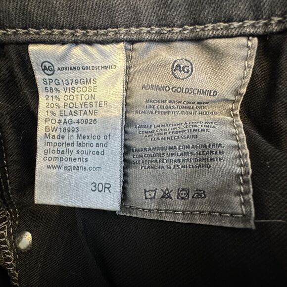 AG Adriano Goldschmied Jean Women 30 Gray The Farrah Skinny High Rise Slim Y2K - Picture 4 of 10